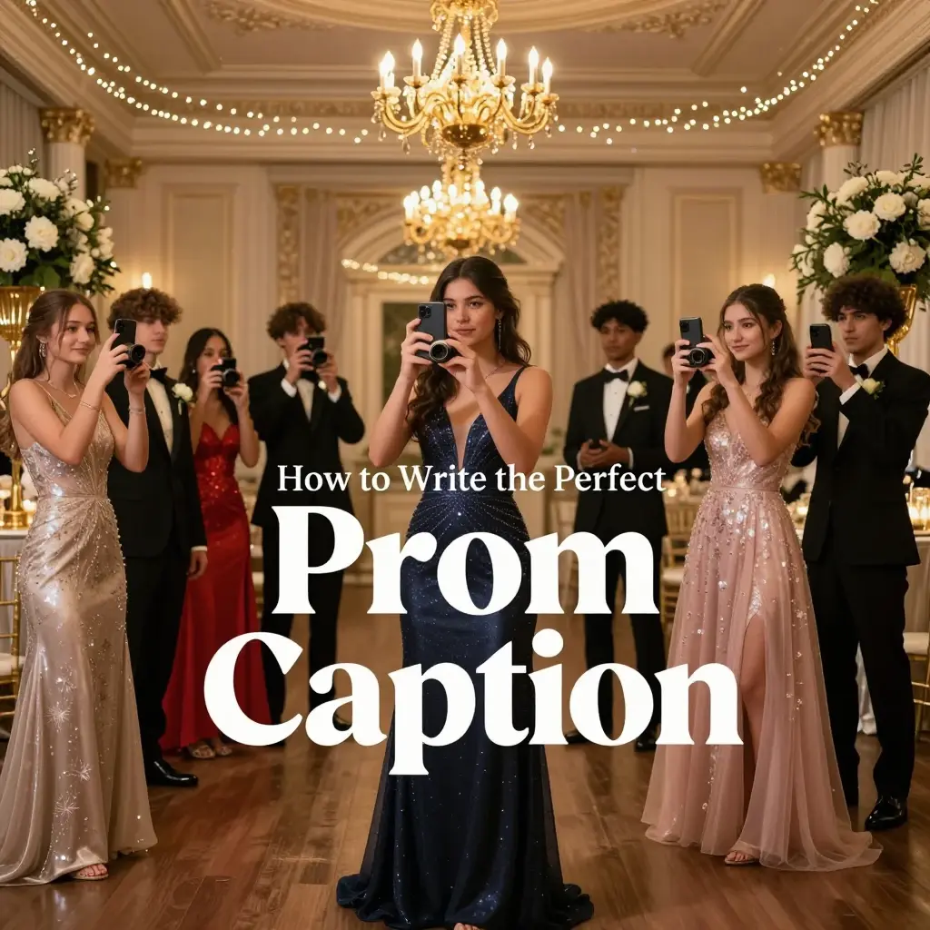 prom captions