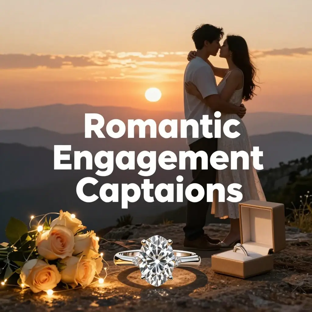 engagement captions