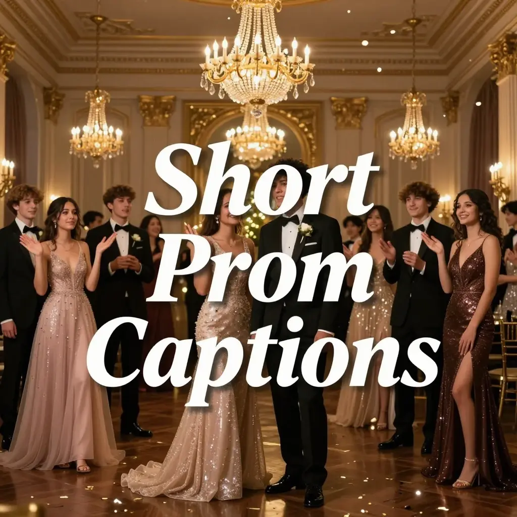 prom captions