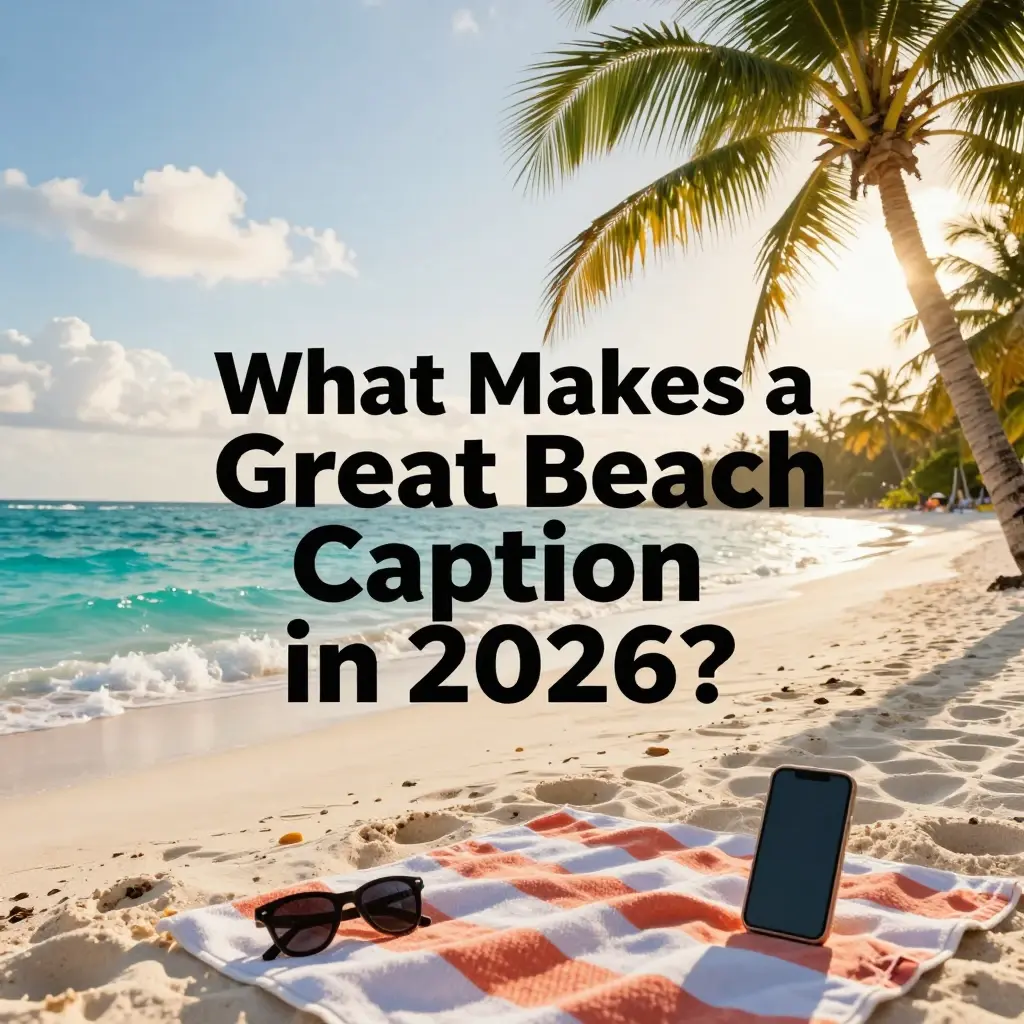 beach captions