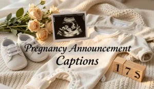 pregnancy announcement captions